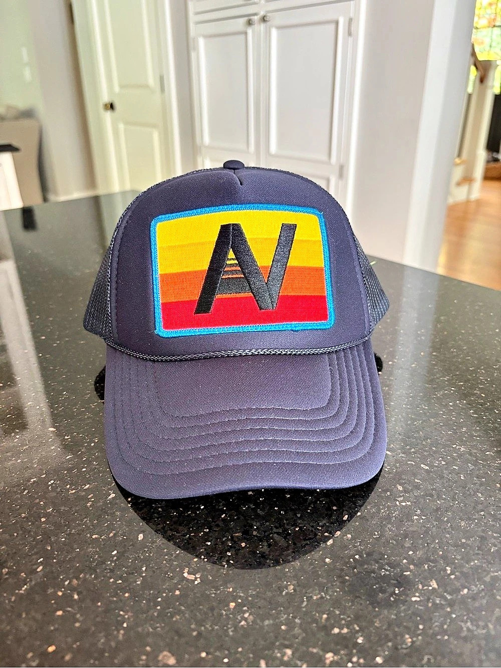 Aviator Nation Trucker Hat Blue Like New